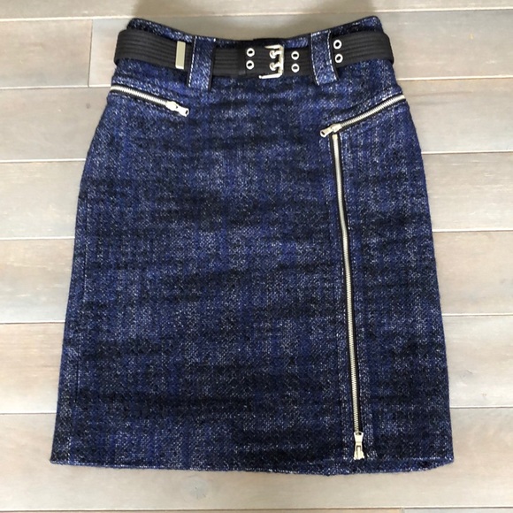Marc Jacobs Dresses & Skirts - Marc Jacobs blue wool tweed skirt 4 Marc Jacobs Dresses & Skirts - Marc Jacobs blue wool tweed skirt 4